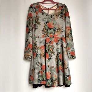 Anthropologie Saturday Sunday Floral Knit Dress Size M
